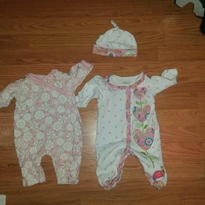 0-3 months Girls one piece